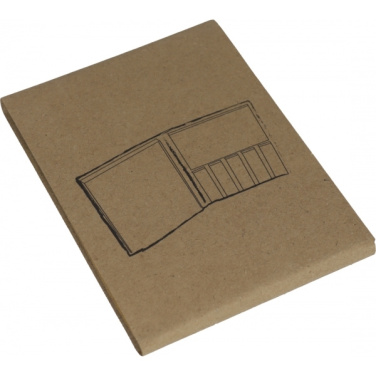 Logotrade promotional items photo of: Adhesive note pad BURLINGTON