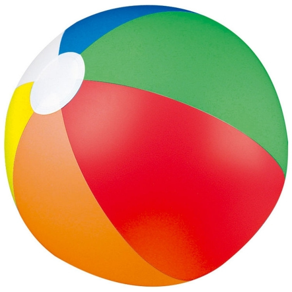 Logo trade promotional merchandise picture of: Multicolour beach ball PALM SPRINGS