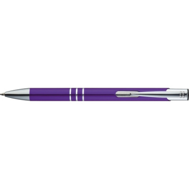 Logo trade advertising products picture of: Metal ballpen ASCOT