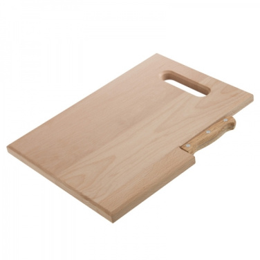 Logotrade promotional item picture of: Wooden board with knife LIZZANO