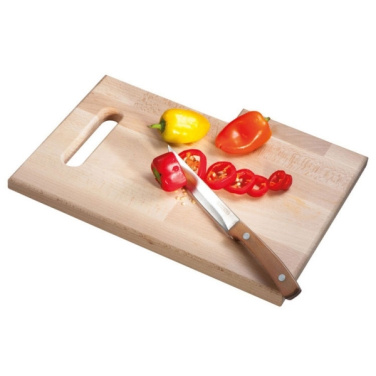 Logo trade corporate gift photo of: Wooden board with knife LIZZANO