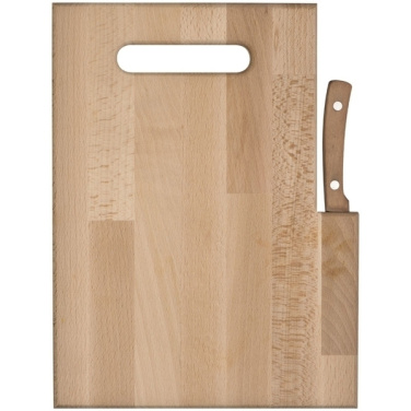 Logotrade advertising product picture of: Wooden board with knife LIZZANO