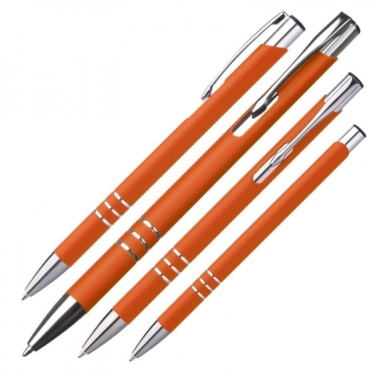 Logo trade corporate gift photo of: Metal ballpen NEW JERSEY