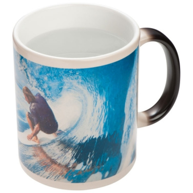 Logotrade promotional item image of: Colour-changing sublimation mug SIRMIONE 300 ml