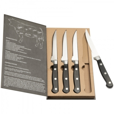 Logo trade promotional gift photo of: Steak knife set LONDON