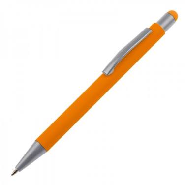 Logo trade promotional products image of: Metal ballpen touch pen soft touch SALT LAKE CITY