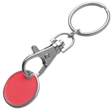 Logo trade business gift photo of: Keyring with shopping coin ARRAS