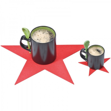 Logo trade promotional merchandise image of: Felt star set KARLSTAD