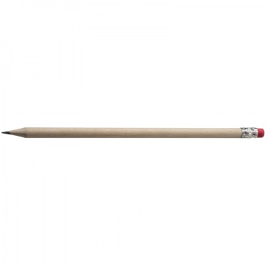 Logotrade advertising product image of: Pencil with eraser HICKORY