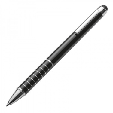 Logo trade promotional gifts picture of: Metal ballpen with touch pen LUEBO