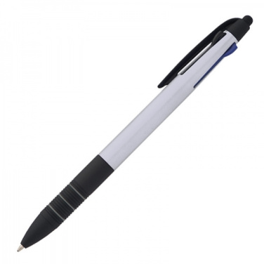 Logo trade promotional merchandise photo of: Plastic ballpen 3in1 BOGOTA