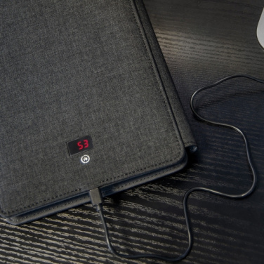 Logo trade promotional product photo of: Power bank folder Leno