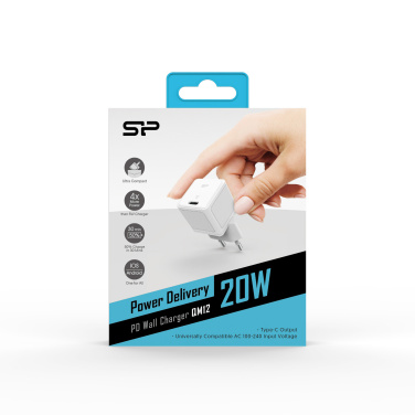 Logo trade corporate gifts picture of: Silicon Power fast charger QM12