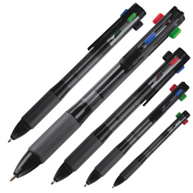Logo trade corporate gifts picture of: Plastic ballpen 4in1 NEAPEL