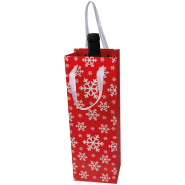 Logo trade promotional products image of: Wine bag in Christmas design LAPLAND