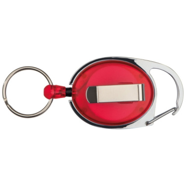 Logotrade promotional merchandise picture of: Ski-Pass with Carabiner Keyring EMPLOYEE
