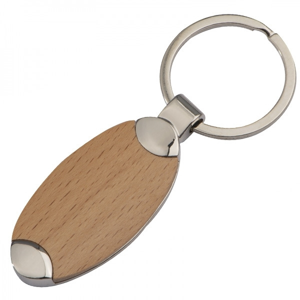 Logo trade promotional gifts image of: Wooden keyring BALTRUM
