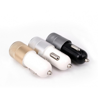 Logo trade promotional product photo of: Metal car charger