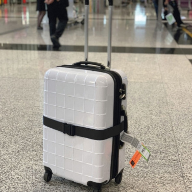 Logo trade promotional giveaway photo of: Adjustable luggage strap MOORDEICH