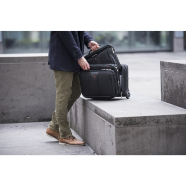 Logo trade promotional giveaways picture of: Wheeled business case Wenger Patriot 17''
