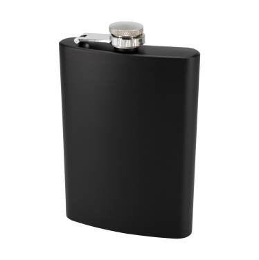 Logotrade promotional products photo of: Hip flask OLYMPOS Schwarzwolf