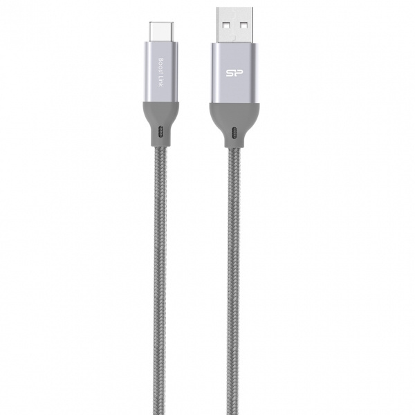Logotrade corporate gift picture of: Nylon data transfer cable LK30 Type - C Quick Charge 3.0