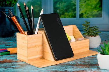 Logo trade promotional items picture of: Desk organizer LUBLIN