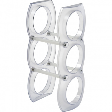 Logotrade corporate gift image of: Plastic wine rack MONTEGO BAY