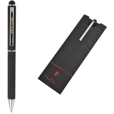 Logotrade promotional product image of: Metal ballpoint pen, touch pen, soft touch CLAUDIE Pierre Cardin