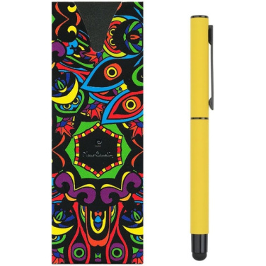 Logotrade promotional giveaway image of: Roller touch pen, soft touch CELEBRATION Pierre Cardin