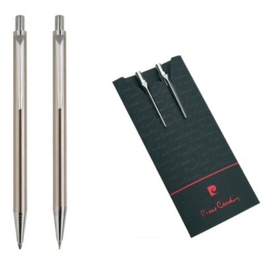 Logo trade business gift photo of: Writing set ballpoint pen & pencil AMOUR Pierre Cardin