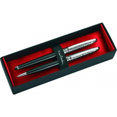 Logo trade corporate gift photo of: Writing set ballpoint pen & fountain pen JACQUES Pierre Cardin
