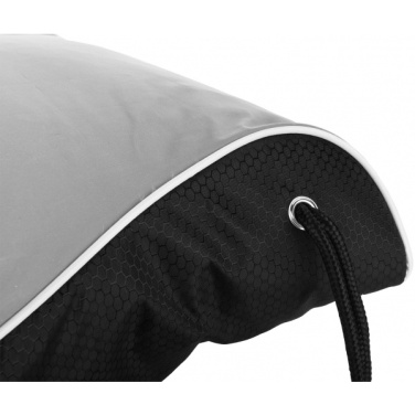 Logo trade promotional products image of: Drawstring bag DENISON Schwarzwolf