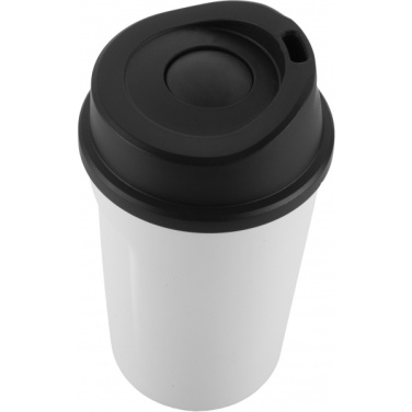 Logotrade promotional item image of: Thermo mug LIARD Schwarzwolf