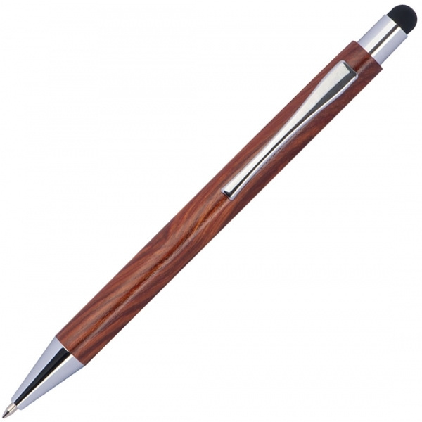 Logo trade advertising products image of: Wooden ballpen BILZEN