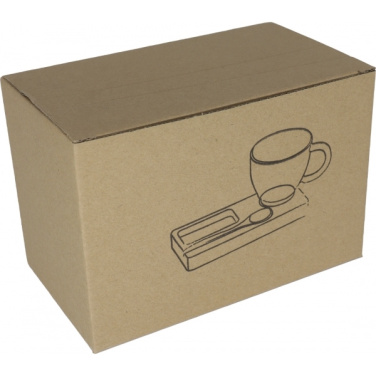 Logotrade promotional gifts photo of: Tray with cup and spoon FORMOSA 150 ml