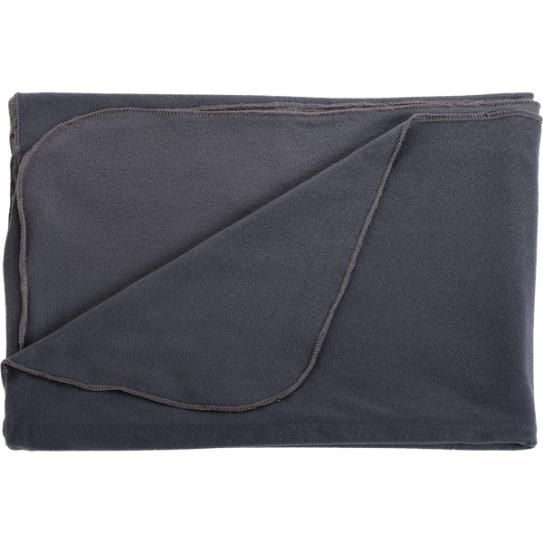 Logo trade promotional merchandise photo of: Blanket BRISA Schwarzwolf