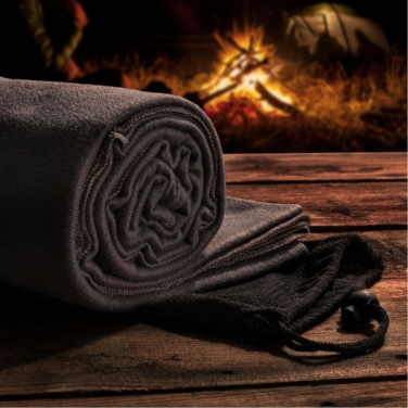 Logotrade promotional merchandise image of: Blanket BRISA Schwarzwolf