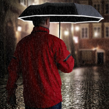 Logo trade business gift photo of: Umbrella CRUX Schwarzwolf