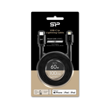 Logotrade corporate gift image of: DATA TRANSFER CABLE Boost Link Nylon LK30CL Type C