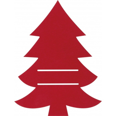 Logotrade promotional products photo of: Cutlery pad in Christmas tree shape DUFFEL