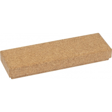 Logotrade promotional merchandise photo of: Twist-ballpen metal and cork LILLEHAMMER