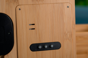 Logotrade advertising product picture of: Bamboo weather station GRANADA