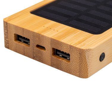 Logo trade promotional products image of: Bamboo power bank BAKERSFIELD
