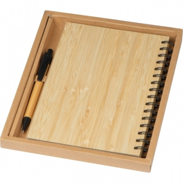 Logo trade promotional merchandise image of: A5 notebook PISA