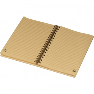 Logo trade promotional merchandise image of: A5 notebook PISA