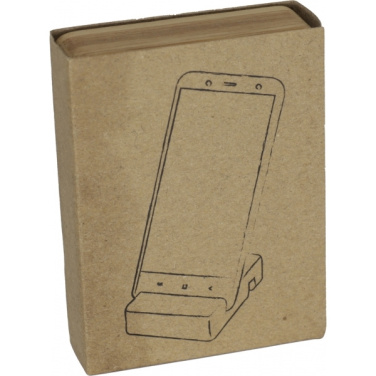 Logotrade promotional merchandise picture of: Bamboo smartphone holder SAN SEBASTIAN