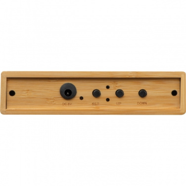 Logo trade promotional items image of: Desk clock TRONDHEIM