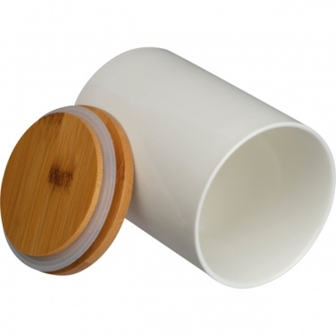 Logo trade promotional gifts image of: Ceramic jar NIJMEGEN 750 ml