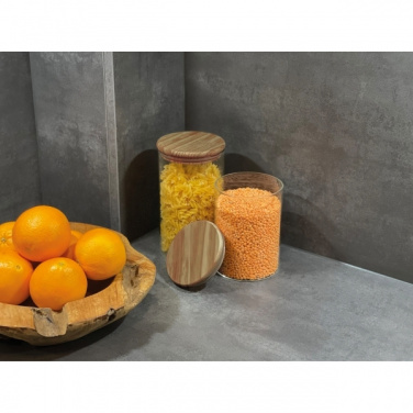 Logo trade advertising products image of: Borosilicate container ONTARIO 1000 ml